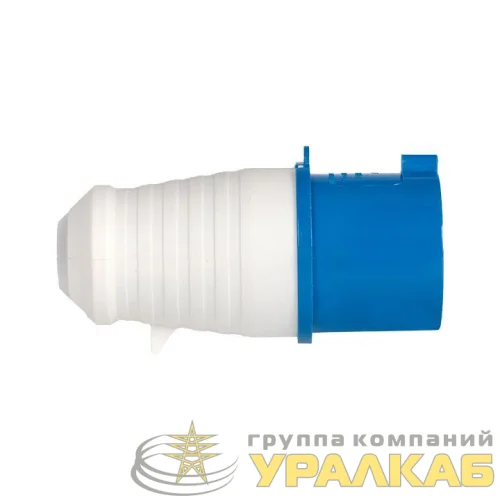 Вилка переносная 013 16А 2P+PE 220В IP44 EKF ps-013-16-220 детальная картинка