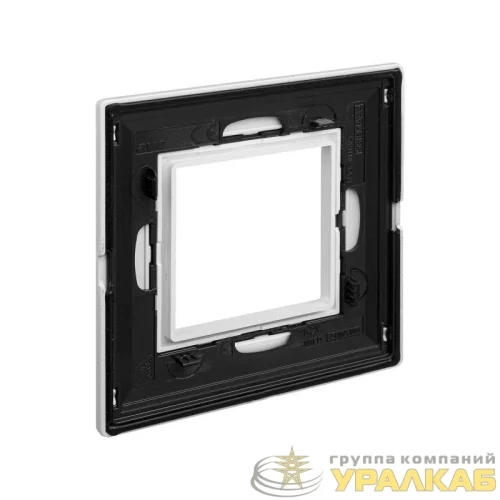 Рамка 1-м 2мод. Avanti метал. бел. DKC 4400852 детальная картинка