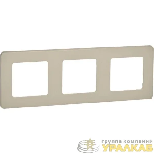 Рамка 3-м Inspiria сл. кость IEK 