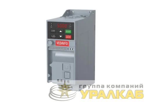 Преобразователь частоты VF-51-PK75-0003-T4-E20-B-H вход. 380В выход. 0.75кВт выход. 3А VEDA ABA00005 детальная картинка