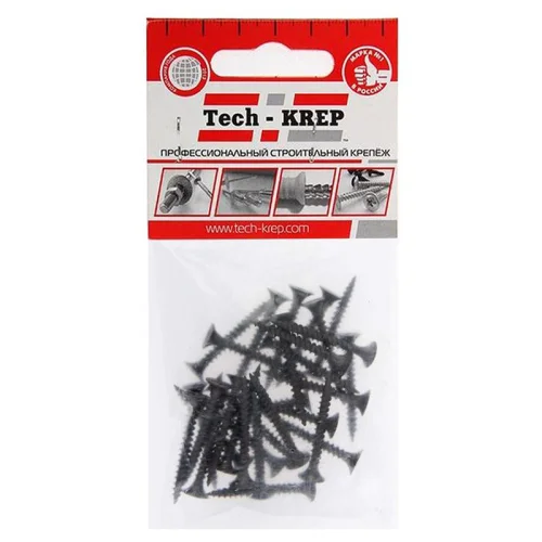 Саморез 3.5х32 гипсокартон-металл (уп.30шт) пакет Tech-Krep 