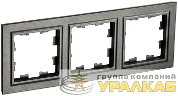 Рамка 3-м BRITE РУ-3-БрТБ бронза IEK BR-M32-K45