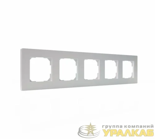 Рамка 5-м Pixel перламутр. TOKOV ELECTRIC 