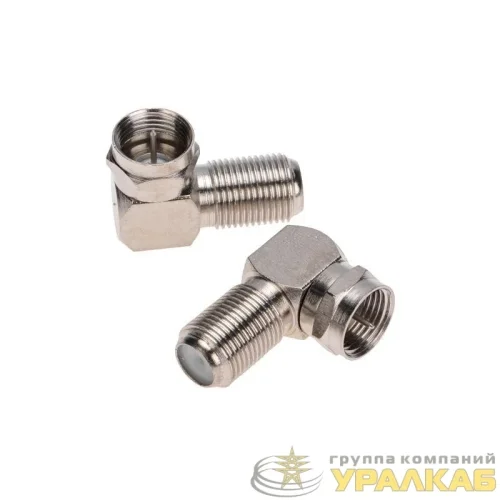 Переход штекер F - гнездо F угловой (уп.5шт) PROCONNECT 