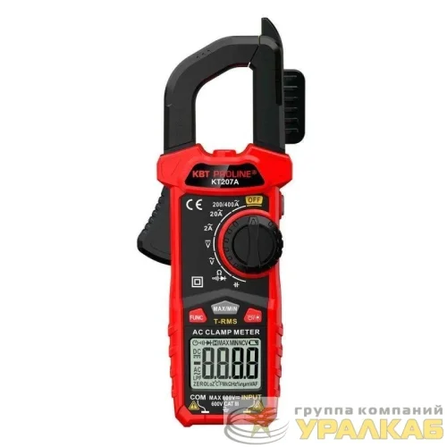 Клещи токовые цифровые KT 207А PROLINE КВТ 