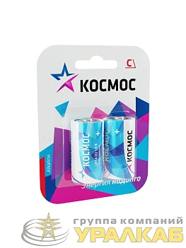 Элемент питания алкалиновый C/LR14 Максимум BP2 (блист.2шт) КОСМОС KOCLR14MAX2BL