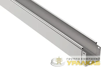Лоток листовой неперфорированный 150х100 L3000 сталь 0.8мм IEK CLN10-100-150-3