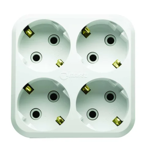 Разветвитель 4-м с заземл. (NEW) Makel 