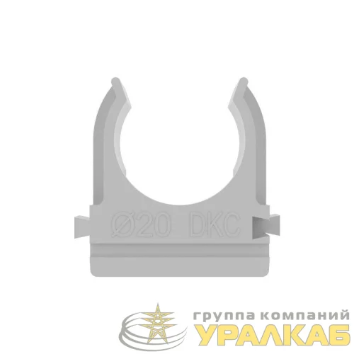 Держатель для труб (клипса) d20мм с защелкой DKC 51020 детальная картинка