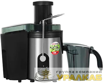 Соковыжималка центробежная SJ 2424 800Вт рез.сок.:500мл. серебр./черн. STARWIND 1492064