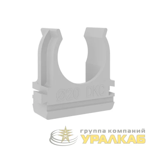 Держатель для труб (клипса) d20мм с защелкой DKC 51020 детальная картинка