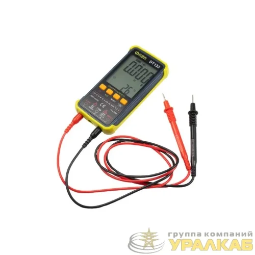 Мультиметр смарт цифровой DT133 встроен. фонарь ФАZА 