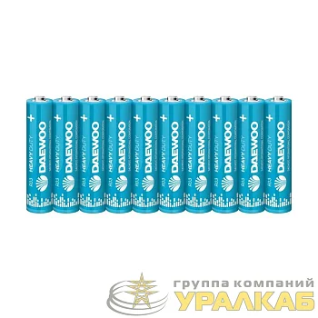 Элемент питания солевой AAA/R03 1.5В Heavy Duty Shrink-10 (уп.10шт) DAEWOO 5042148
