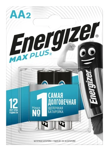 Элемент питания алкалиновый Max Plus LR6/316 BL2 (блист.2шт) Energizer E301323102 детальная картинка