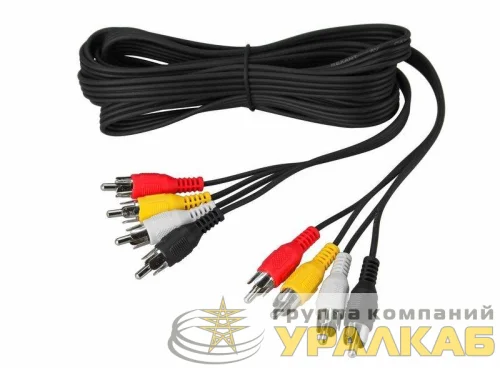 Шнур 4х4 RCA 3м Rexant 17-0304 детальная картинка