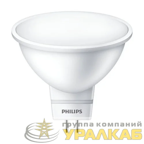 Лампа светодиодная ESS LEDspot 5Вт MR16 GU5.3 400лм 220В 865 PHILIPS 