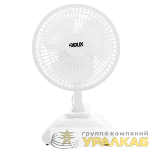 Вентилятор настольный DX-614 15Вт 220В бел. DUX 60-0211 детальная картинка
