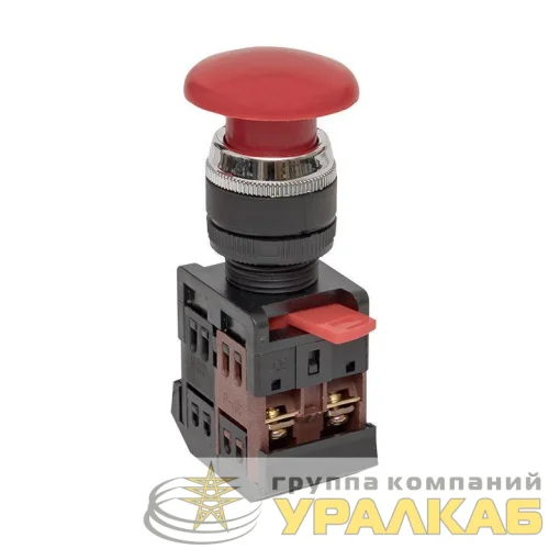 Кнопка "Грибок" AEA-22 NO+NC красн. EKF pbn-aea-r детальная картинка