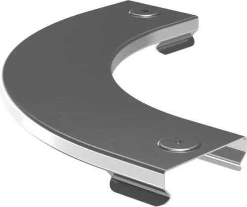 Крышка угла плавного 90град. тип Г01 ESCA 50мм IEK 