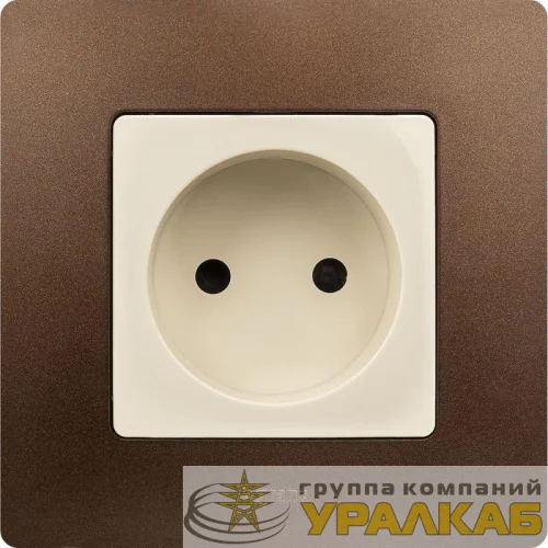 Рамка 1-м Etika какао Leg 672571 детальная картинка