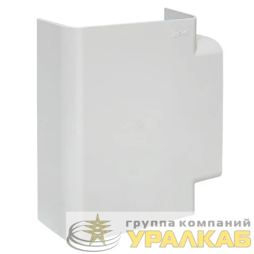 Угол T-образный 105х50 C-Line бел. (уп.2шт) EKF tchw-105-50x2 детальная картинка