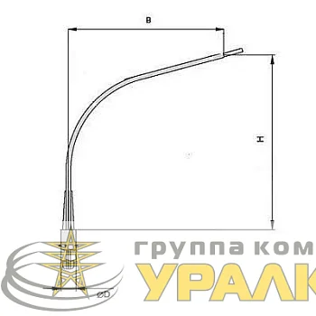 Кронштейн К1К-1.0-1.0-К110/48-0.048-ц Пересвет В00002728