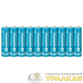 Элемент питания солевой AA/R6 1.5В Heavy Duty Shrink-10 (уп.10шт) DAEWOO 5042131