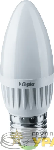 Лампа светодиодная 94 494 NLL-C37-7-230-4K-E27-FR 7Вт свеча 4000К нейтр. бел. E27 560лм 176-264В Navigator 94494 детальная картинка