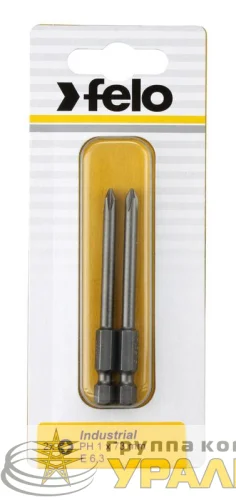Бита крестовая Industrial E6.3 PH 1х50 (блист.2шт) FELO 03201536 детальная картинка