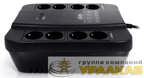 Источник бесперебойного питания Spider SPD-650N 390Вт 650В.А черн. POWERCOM 