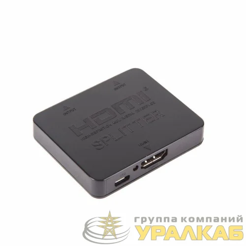 Делитель HDMI 1х2 пластиковый корпус Rexant 17-6951 детальная картинка