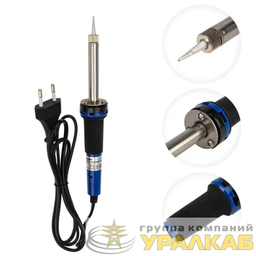 Паяльник с керам. нагревателем долговечное жало 220В/25Вт Rexant 12-0121 детальная картинка