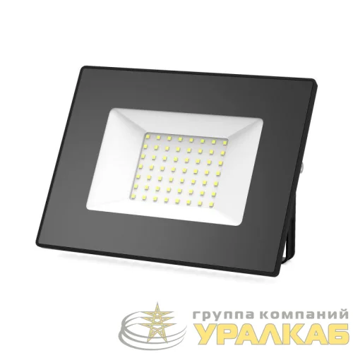 Прожектор светодиодный Elementary 50Вт 6500К IP65 4500лм 200-240В ДО черн. GAUSS 613100350 детальная картинка