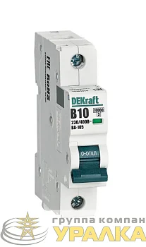 Выключатель автоматический модульный 1п B 10А 10кА ВА-105 DEKraft 13104DEK