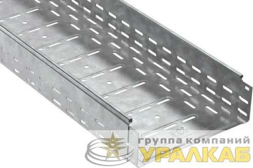 Лоток листовой перфорированный 200х100 L3000 сталь 1мм HDZ IEK CLP10-100-200-100-3-M-HDZ детальная картинка