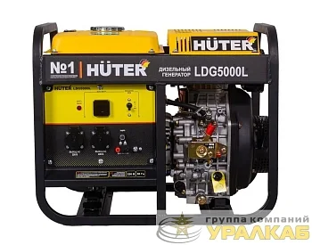 Электрогенератор дизельный LDG 5000L HUTER 