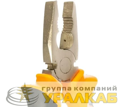 Плоскогубцы (пассатижи) 160мм двухкомпонентн. рукоятки никелир. Вихрь 73/6/3/6 детальная картинка