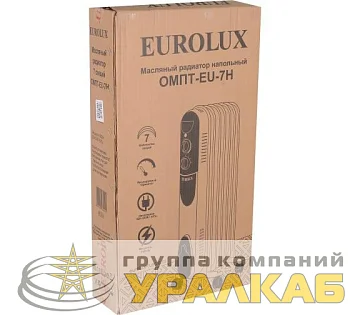 Радиатор масляный 7 секц. 1500Вт ОМПТ-EU-7Н EUROLUX 67/3/18
