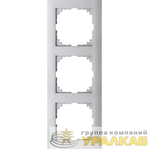 Рамка 3-м M-Pure алюм. SchE MTN4030-3660 детальная картинка