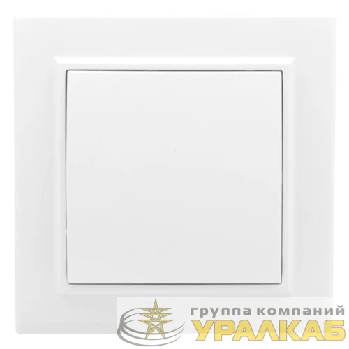 Кнопка нажимная СП Минск 10А белый EKF ERV10-028-10 детальная картинка
