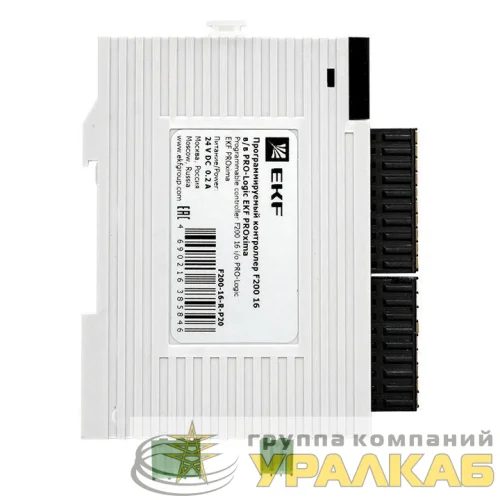 Контроллер программируемый F200 16 в/в PRO-Logic PROxima EKF F200-16-R-P20 детальная картинка