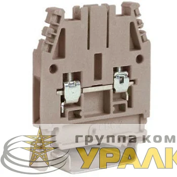 Клемма винт. CBC.2/GR 2.5кв.мм сер. DKC ZCBC02GR
