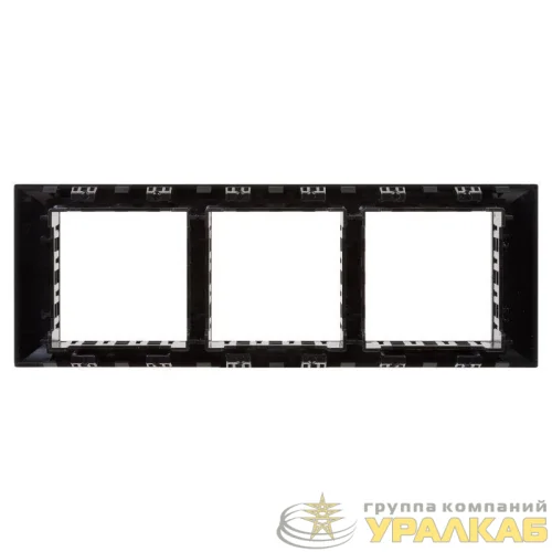 Рамка-суппорт 6мод. Avanti для "In-liner Front" черн. DKC 4402916 детальная картинка