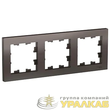 Рамка 3-м AtlasDesign универс. мокко SE ATN000603
