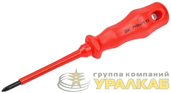 Отвертка диэлектрическая крестовая Ph0х75мм K2 1000В ARMA2L 3 IEK 