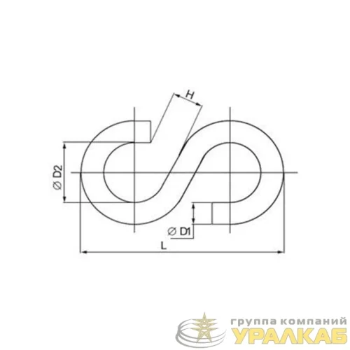 Крюк тип «S» 3 Rexant 