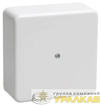 Коробка распаячная ОП 100х100х44 IP20 KM41222 (6 клем. 6кв.мм) бел. IEK UKO10-100-100-044-K01