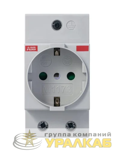 Розетка щитовая M1173 16А 2P+N ABB 2CSM110000R0701 детальная картинка