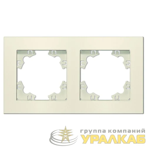 Рамка 2-м Афина универс. сл. кость (ivory) Universal A0044-I детальная картинка