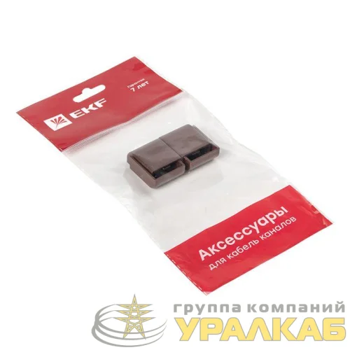 Заглушка 20х10 под темн. дерево Plast PROxima (уп.4шт) EKF ecd-20-10x4 детальная картинка